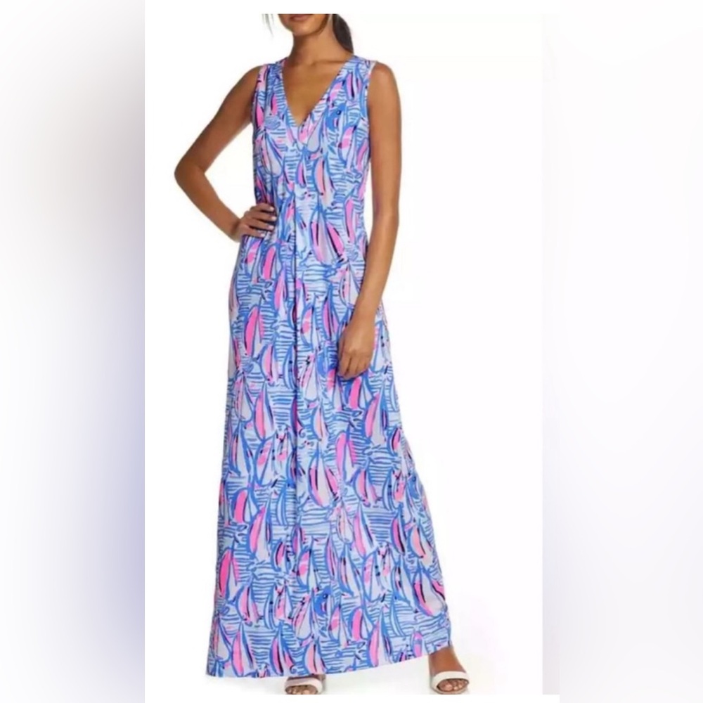 Lilly Pulitzer Red Right Return Maxi